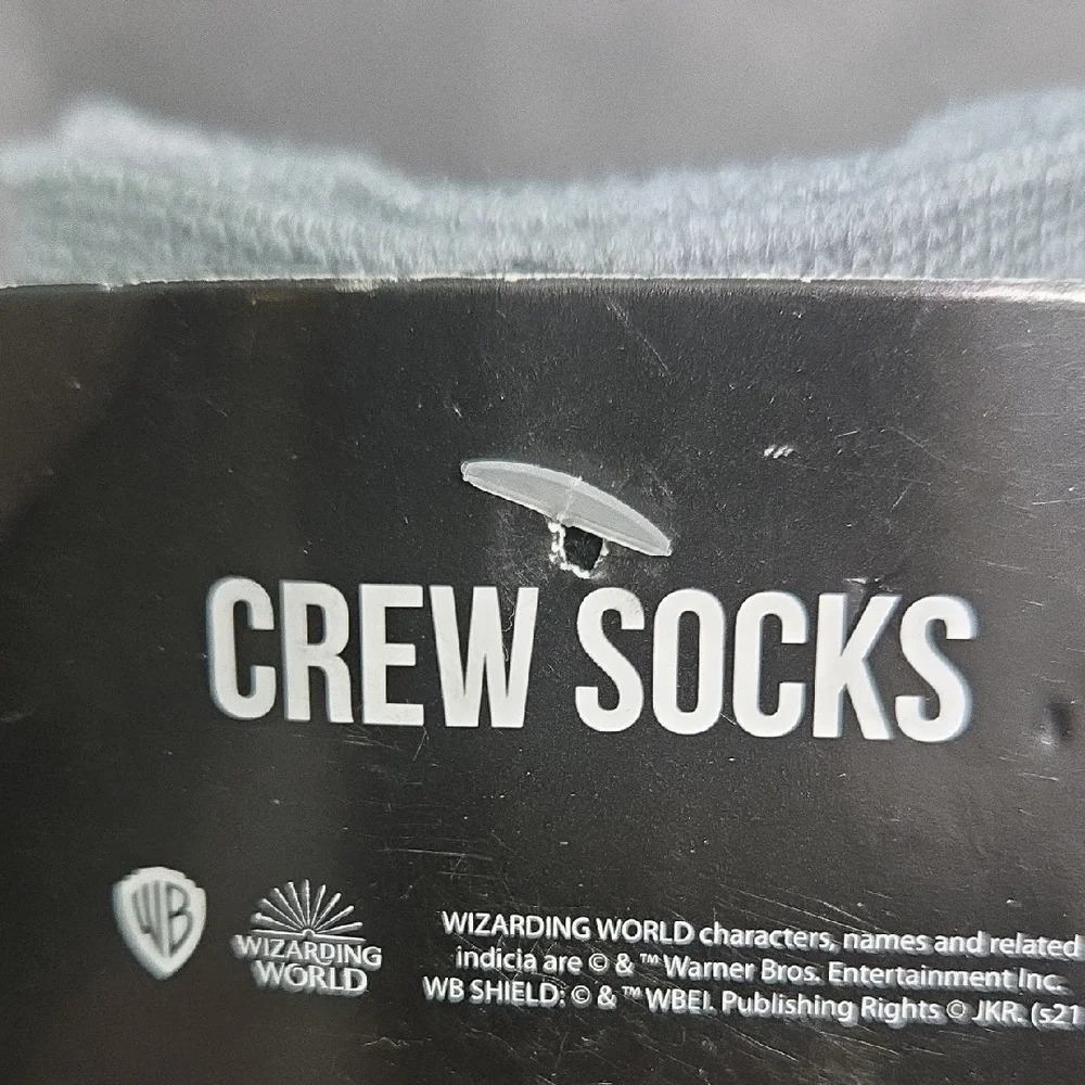 Harry Potter Grey Crew Socks - Wizarding World